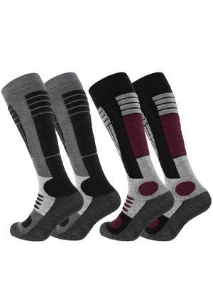 Cotton Prime PRIME SKI & SNOWBOARD MIT SPEZIALPOLSTERUNG 2 PACK - Sportsocken - bordeaux