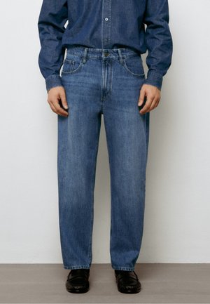 Massimo Dutti, BARREL FIT JEANS - Jeans Relaxed Fit - dark blue