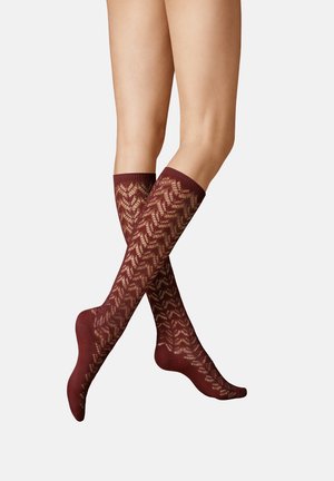 AJOUR - Socken - wein