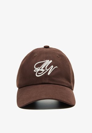 Bershka, EMBROIDERED - CAP - Casquette - dark brown