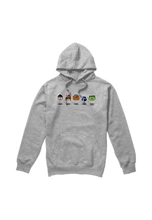 Warner Brothers, TEEN TITANS GO/FLOATING HEADS - Kapuzenpullover - mottled light grey