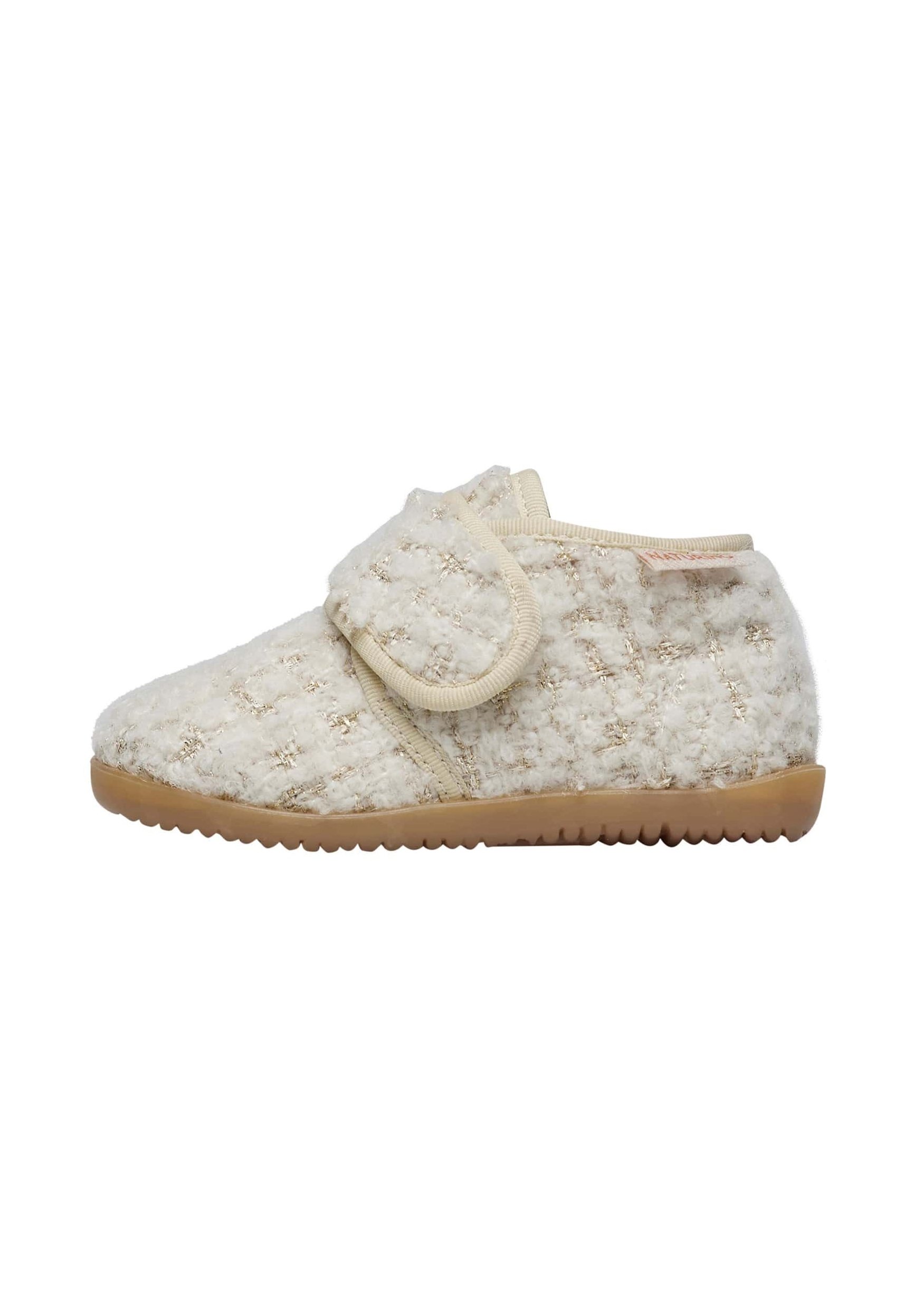 Pantofole Naturino In Tessuto Con Margherite – Morbide, Antiscivolo E Chiusura A Strappo