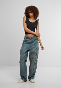 Urban Classics BASIC JERSEY TOP 2-PACK - Felső - black black