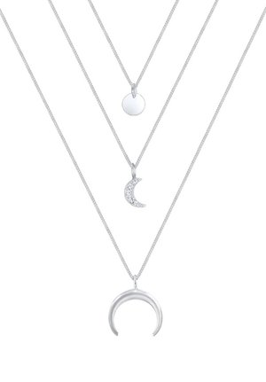 SPARKLING MOON - MIT KRISTALLEN VON SWAROVSKI® - Collier - silver-coloured