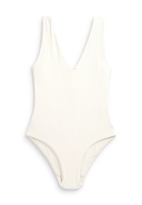 Next ESSENTIAL PLUNGE SWIMSUIT - Jednodílné plavky - cream