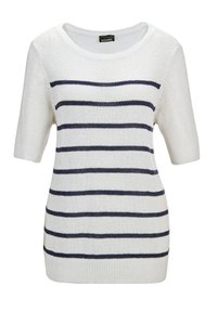 Unausgewählt, white navy striped