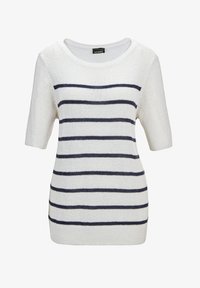 Geselecteerd, white navy striped