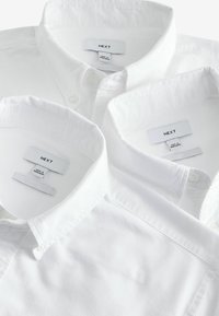 Next LONG SLEEVE  3 PACK - REGULAR FIT - Hemd - white
