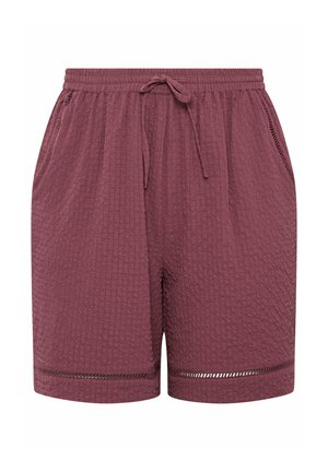 Yours Clothing, WOMEN'S CASUAL SHORTS - Shorts - raspberry