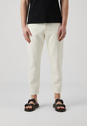 Selected Homme SLH180 CROP - Vaqueros boyfriend - ecru