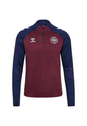 Hummel, HUMMEL DBU 26 PRO TR HALF ZIP SWEAT - Nationalmannschaft - windsor wine peacoat
