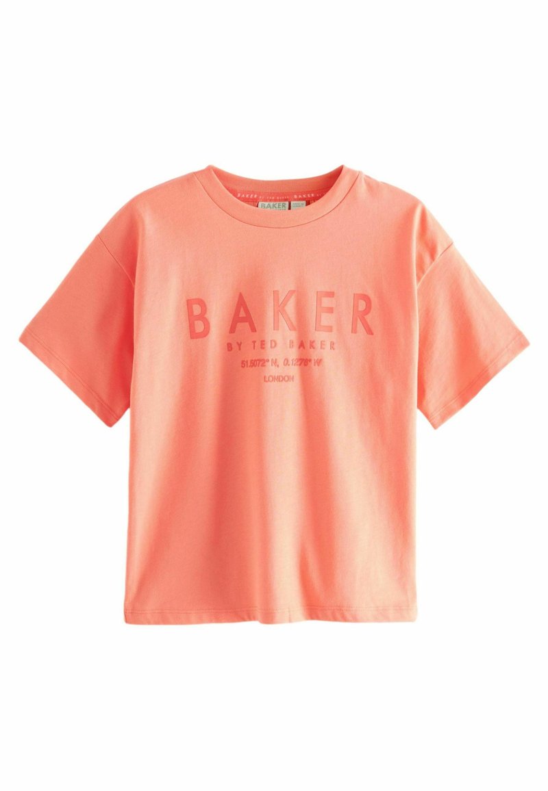Baker by Ted Baker REGULAR FIT - Triko s potiskem - coral pink