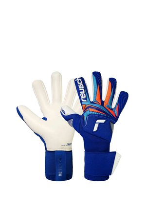 ATTRAKT GRAVITY - Torwarthandschuh - sharp blu/wht shock/orng