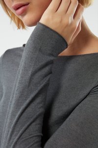 Intimissimi U-BOOT-AUSSCHNITT - Unterhemd/-shirt - dark grey