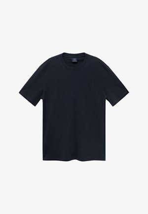 Mango Jednoduché tričko - dark blue
