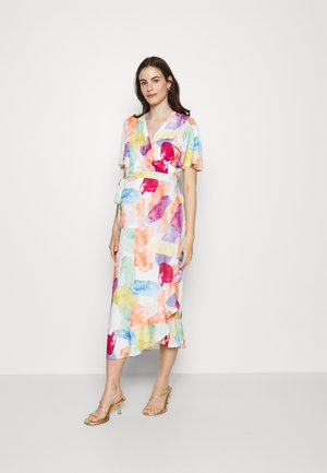 Never Fully Dressed MAMA PAINTERLY EMILY WRAP DRESS - Φόρεμα ημέρας - multi