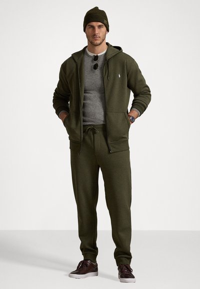 Polo Ralph Lauren Big & Tall DOUBLE-KNIT FULL-ZIP HOODIE - Tröja med dragkedja - alpine heather