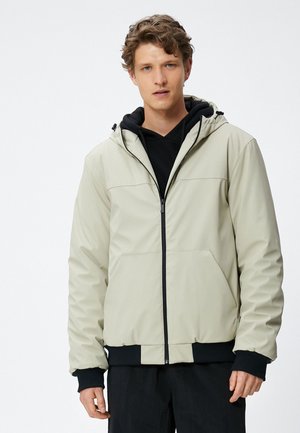 Imitatieleren jas - beige