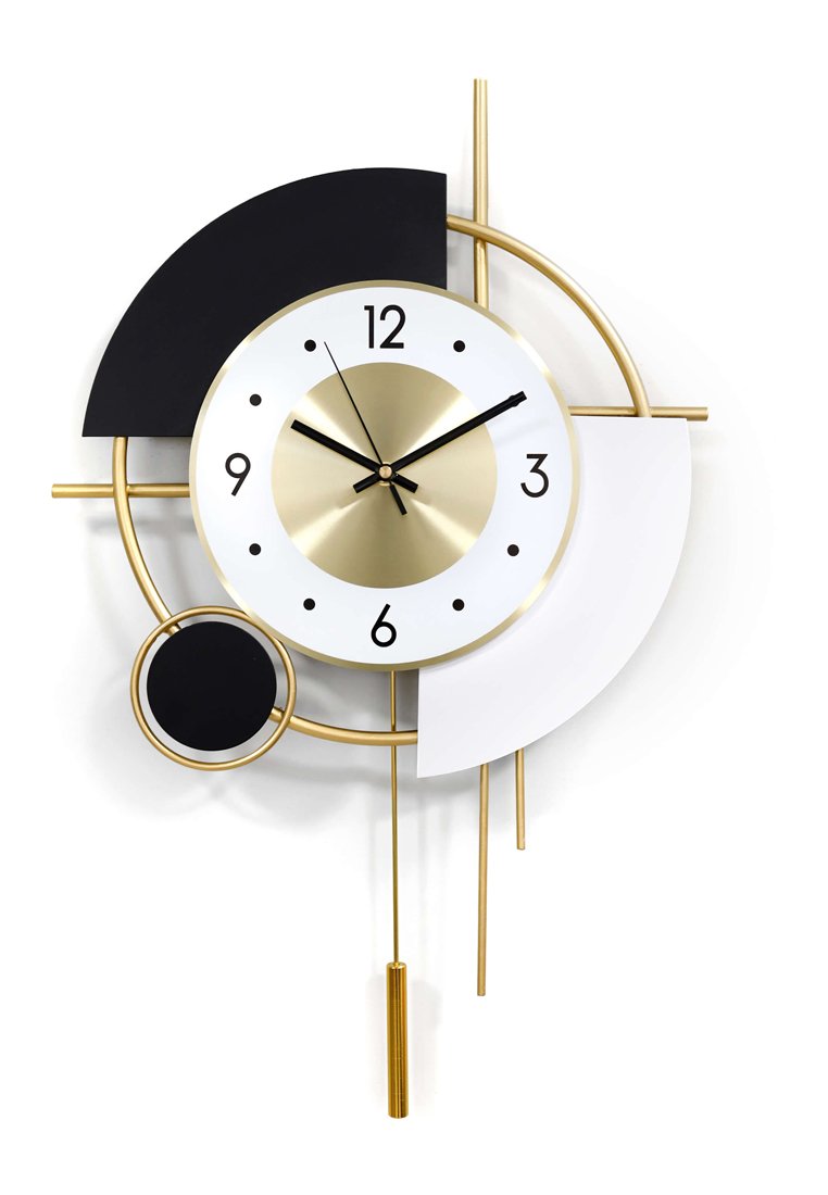 Arte Dal Mondo Wanduhr goldfarben