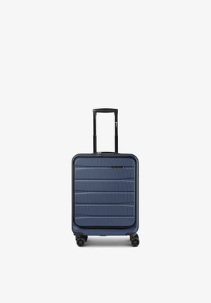 FRANKY, MUNICH 4.0 4 ROLLEN KABINENTROLLEY 55 CM LAPTOPFACH MIT DEHNFALTE UNISEX - Trolley - dark blue dull