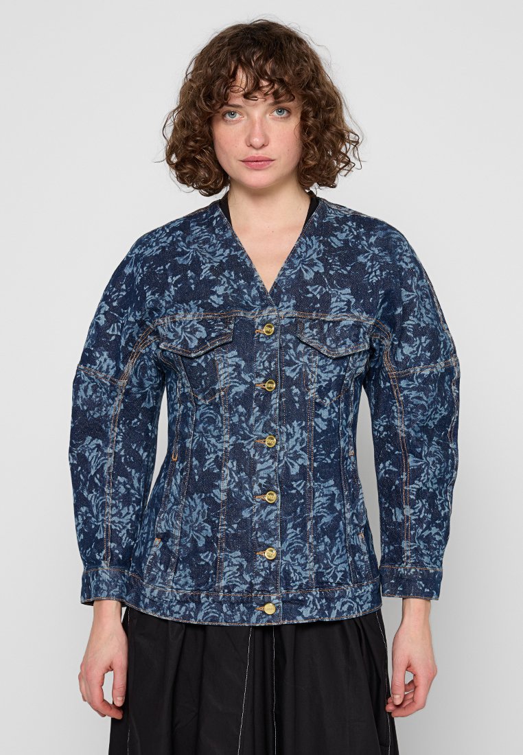 Ganni Spijkerjas blauw