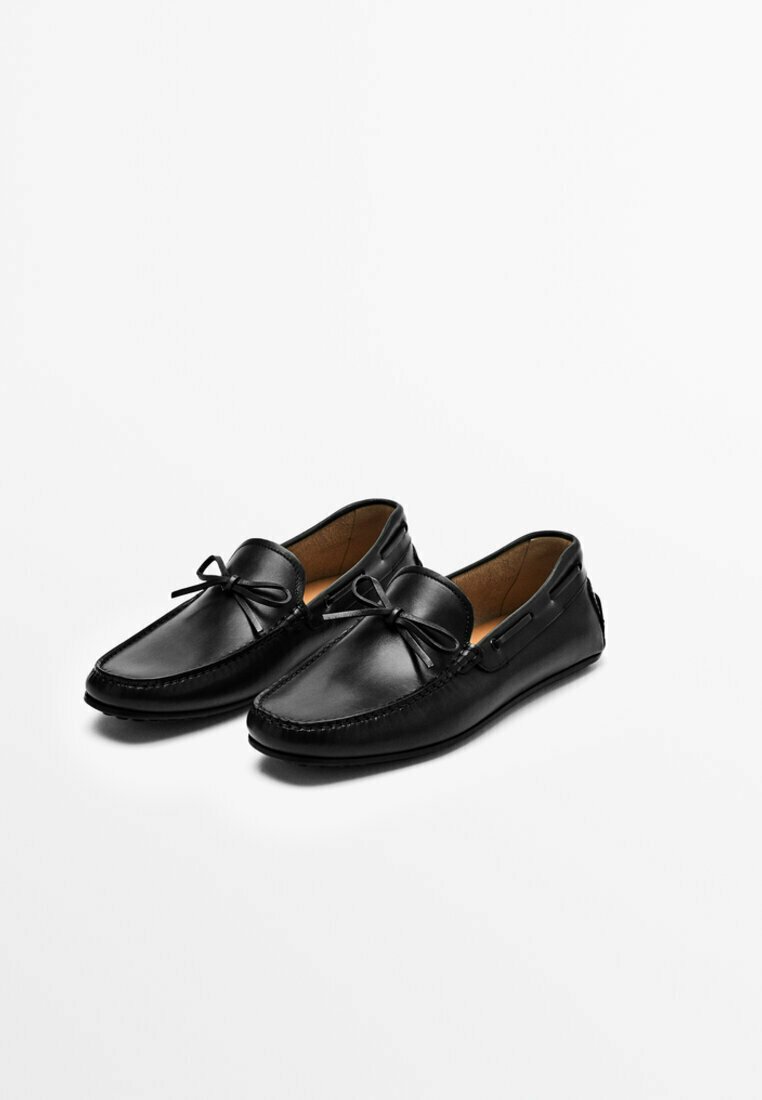 Massimo Dutti Boat shoes - black 