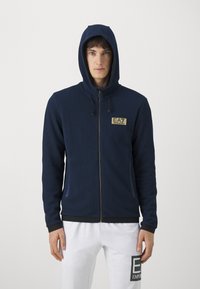 EA7 Emporio Armani - Zip-up sweatshirt - blu navy Thumbnail Image 1