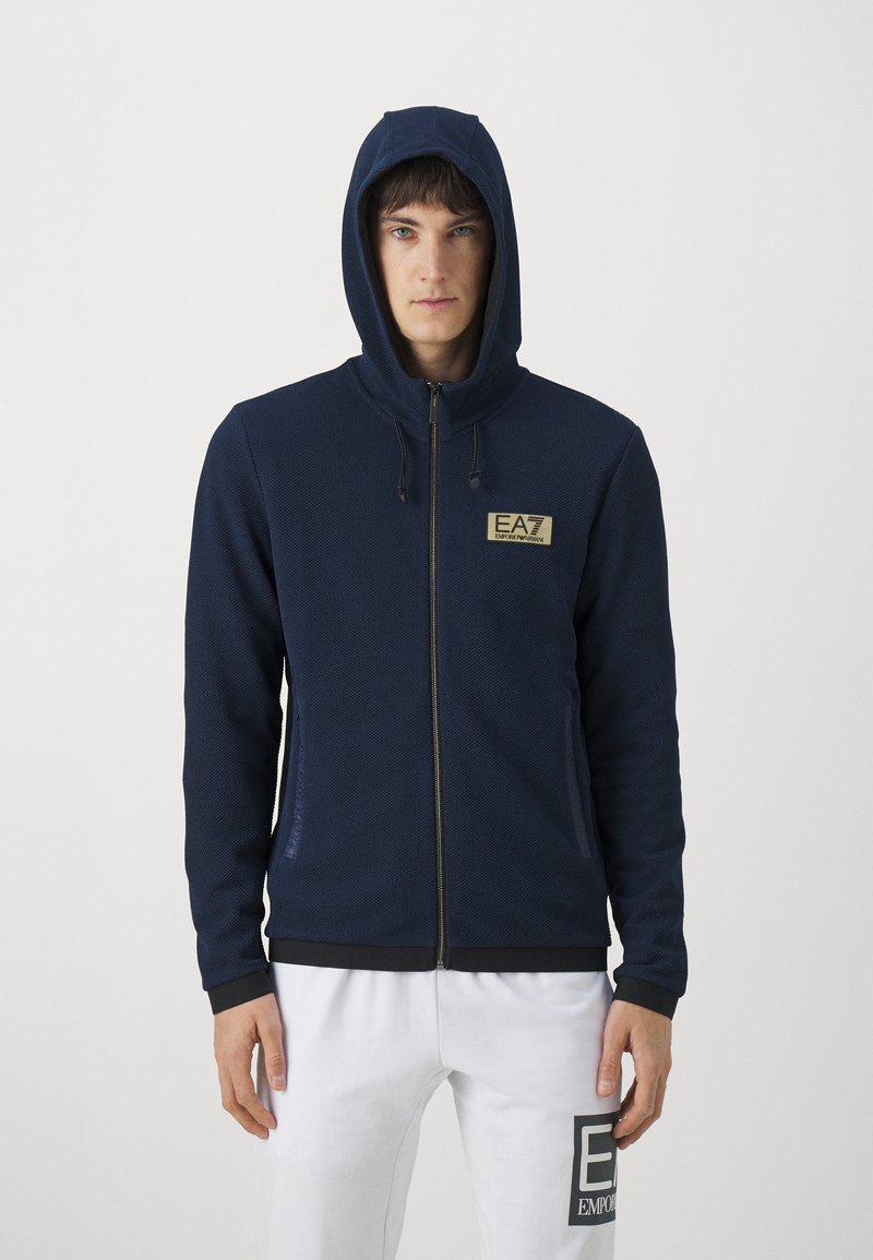 EA7 Emporio Armani - Zip-up sweatshirt - blu navy, Enlarge
