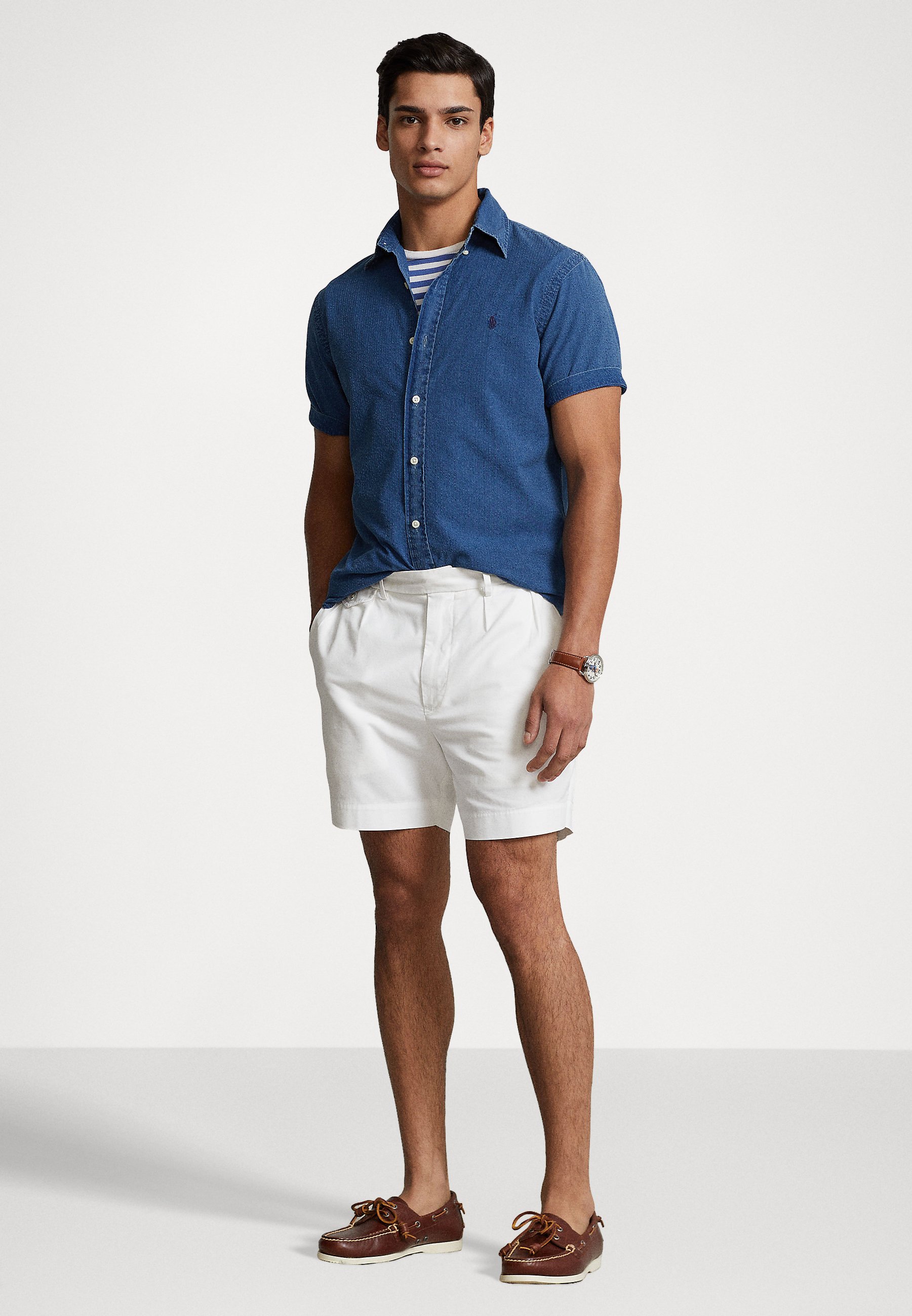 Polo Ralph Lauren CUSTOM FIT SEERSUCKER SHIRT - Shirt - dark