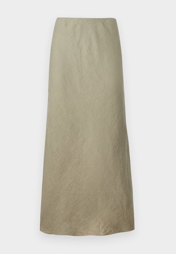 AGNETA LONG SKIRT - Maxi skirt - vetiver2