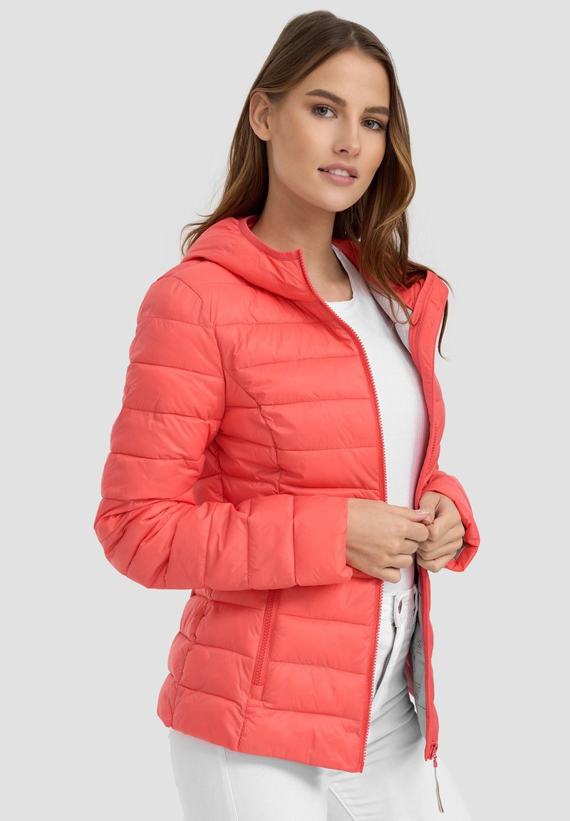 Damen Leichte Jacken | Happy Duck CUDDLY Übergangsjacke cotton candy/koralle - ID10445 Damen Leichte Jacken | Happy Duck CUDDLY Übergangsjacke cotton candy/koralle - ID10445
