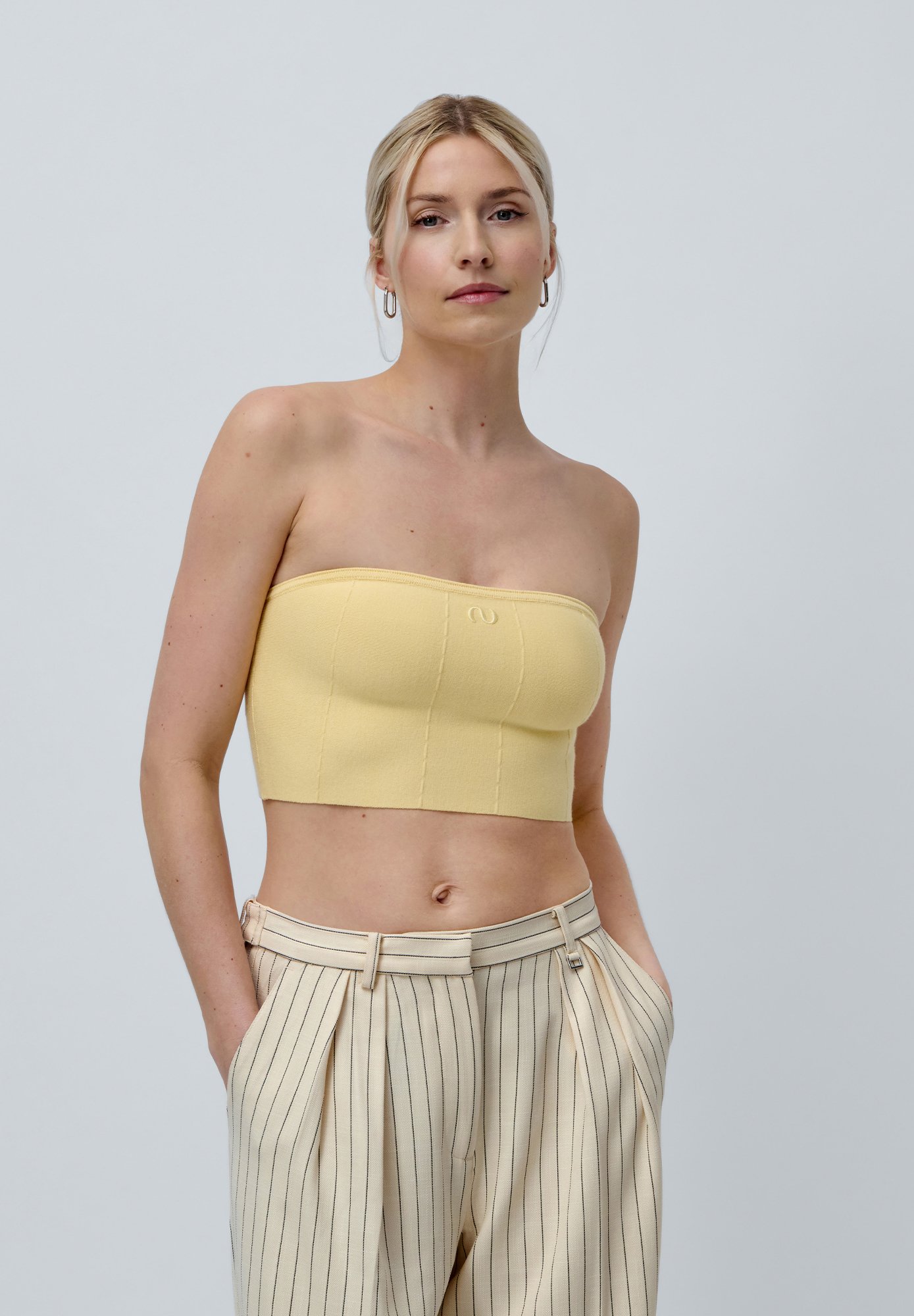 Robe Bustier Esprit Taille 40/42 Marron - Bretelles Amovibles, Doublée Coton - Occasion