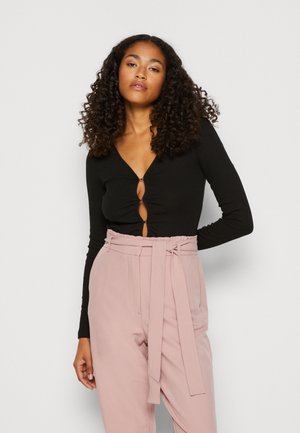 Even&Odd Bluză cu mânecă lungă - black