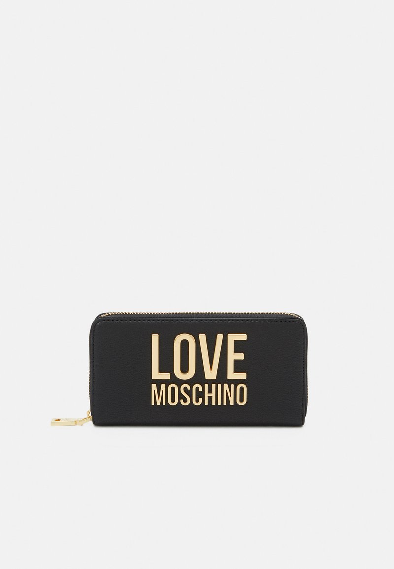 Love Moschino LETTERING ZIP AROUND Wallet nero/black Zalando.co.uk