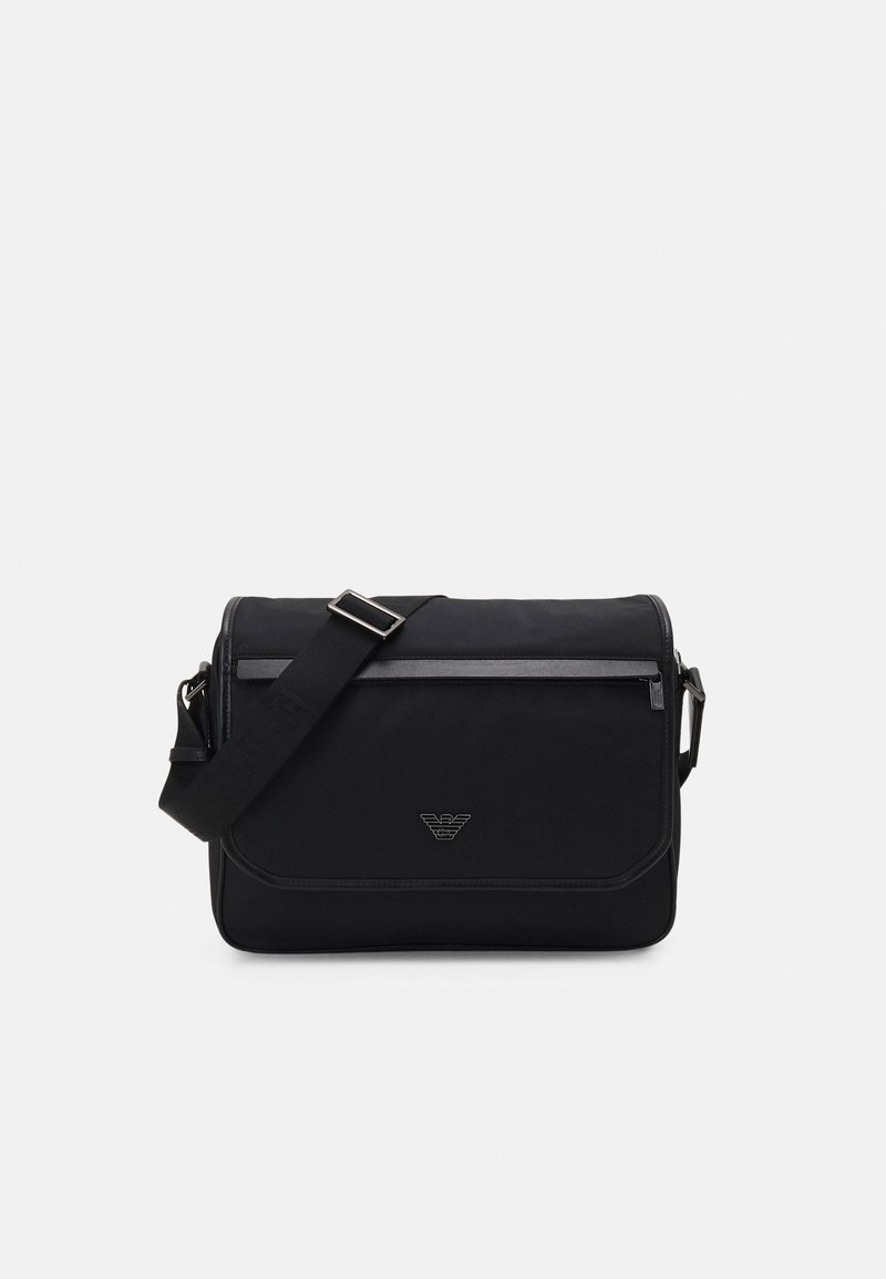 Emporio Armani MESSENGER MAN UNISEX - Sac bandoulière - black