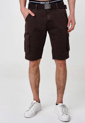 BLIXT - Shorts - dk brown