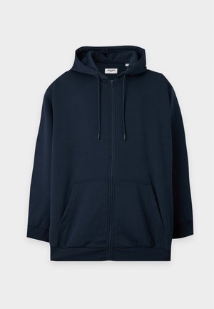 Jack & Jones, Zip Plus Size Plain Zip - Sweat zippé - navy blazer