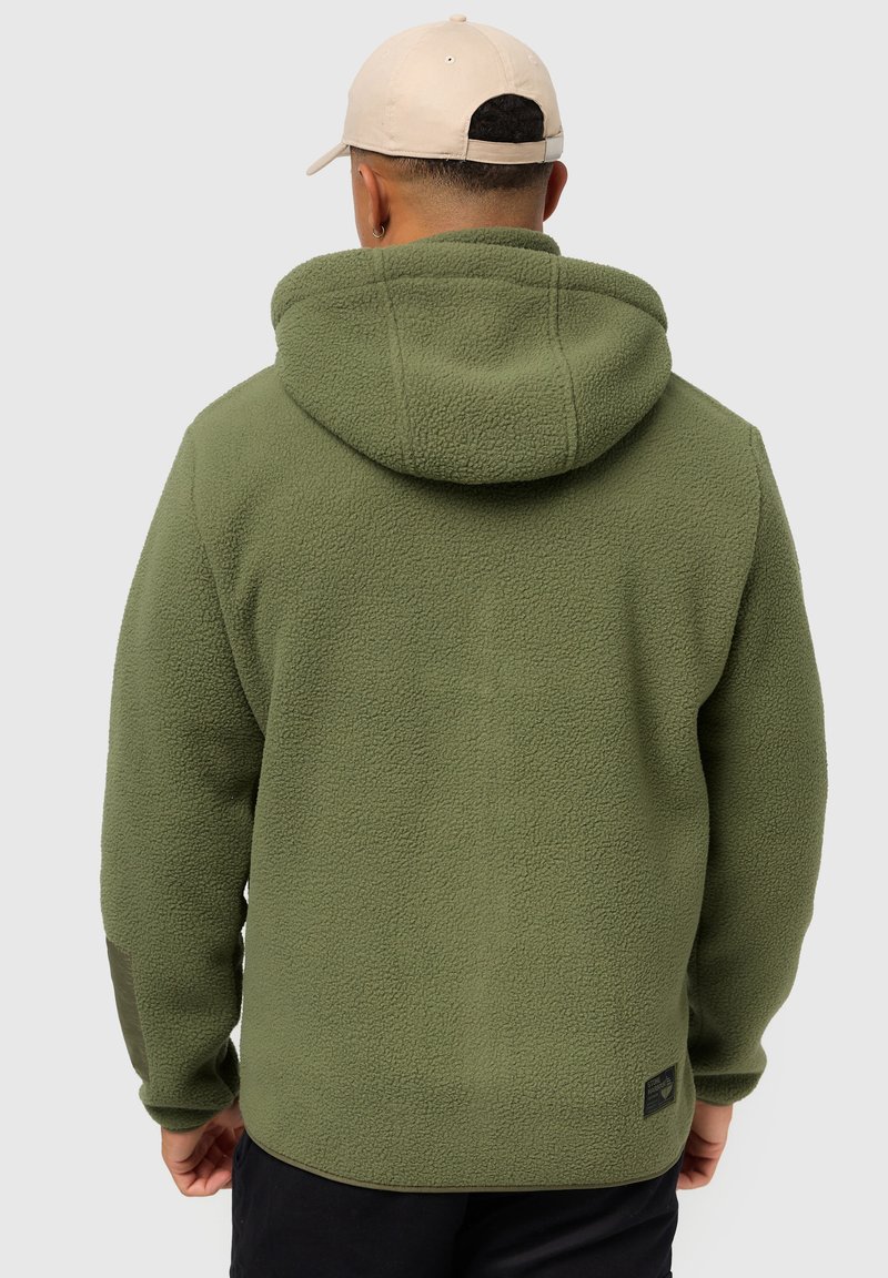 Mountain Hardwear Demi-fermeture éclair standard Explore en polaire pour homme, vert surplus, taille S