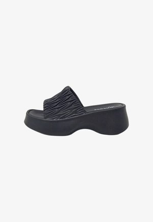 De Fonseca, PANTOFOLE - Ciabattine con tacco - black