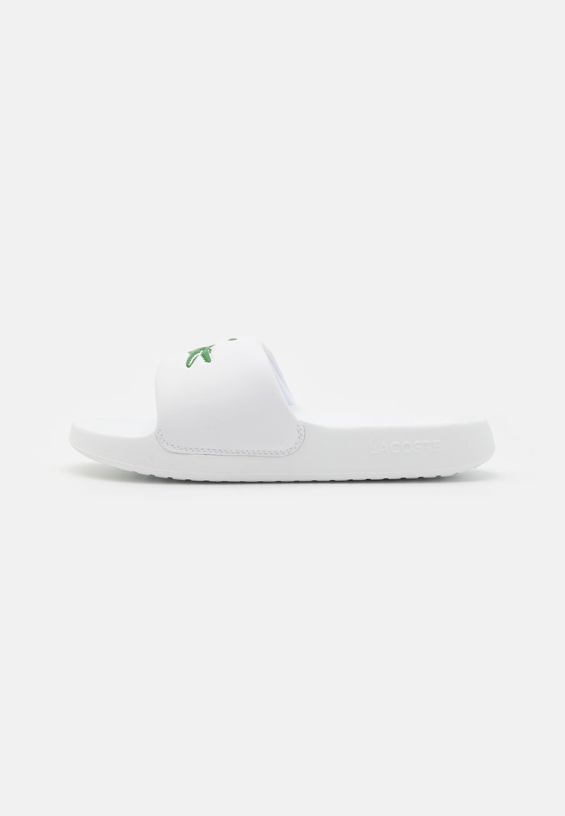 Lacoste SERVE - Badslippers - white/green