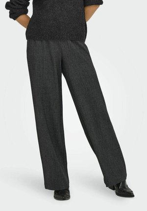 ONLY WEITEM ONLELISE MITTLERE TAILLE NORMAL GESCHNITTEN - Pantaloni sportivi - dark grey melange