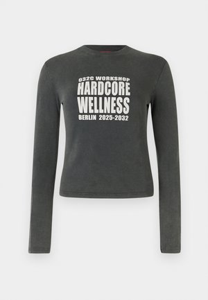 HARDCORE WELLNESS TIGHT LONGSLEEVE - Long sleeved top - black
