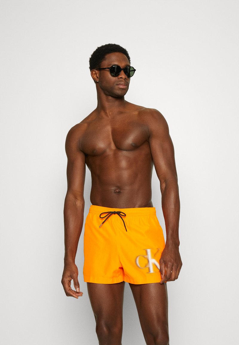 Calvin Klein Swimwear DRAWSTRING GRAPHIC Bañador sun kissed orange