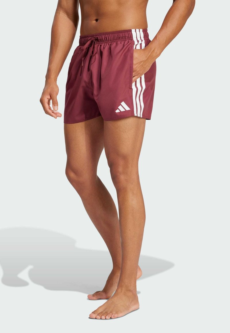 adidas Sportswear 3 STRIPES - Bañador corto - shadow red white