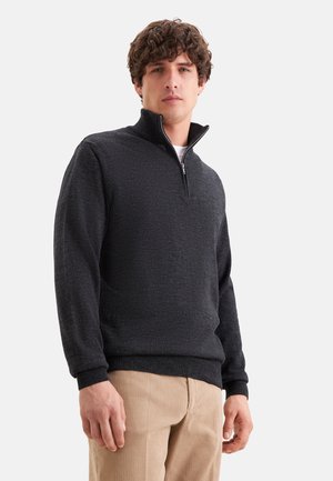 Seidensticker, REGULAR - PLAIN/GLATTSTRICK - Maglione - grey