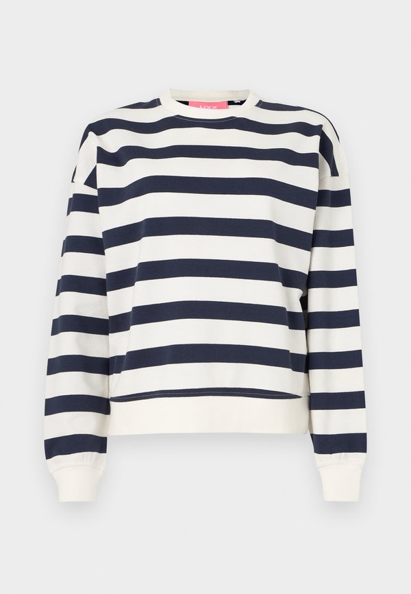 JXALFA STRIPE CREW - Sweatshirt - vanilla ice2