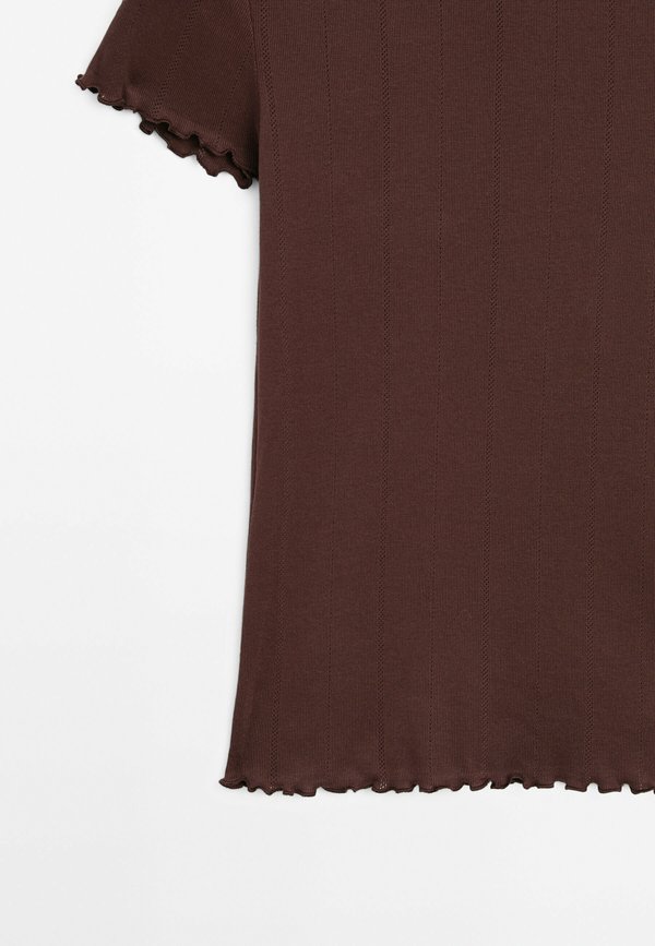 POINTELLE - Basic T-shirt - bordeaux4