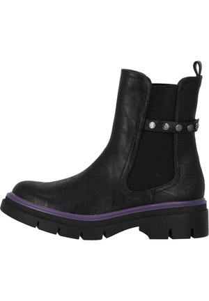 TRINDA - Stivaletti con plateau - schwarz lila