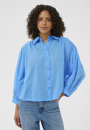 KAGABRIELA SHIRT - Bluza z gumbi - azure blue