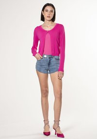 INFLUENCER Chaqueta de punto - azalea